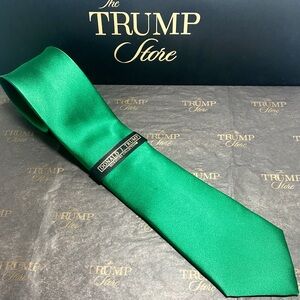 Donald Trump Signature Collection Tie - Solid Green
